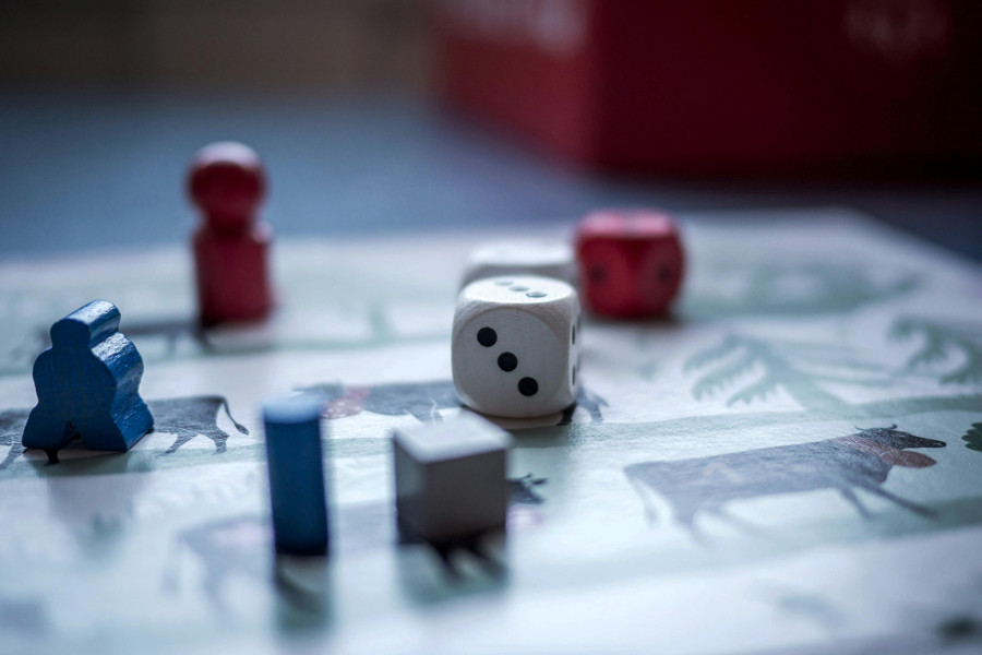 playing board games