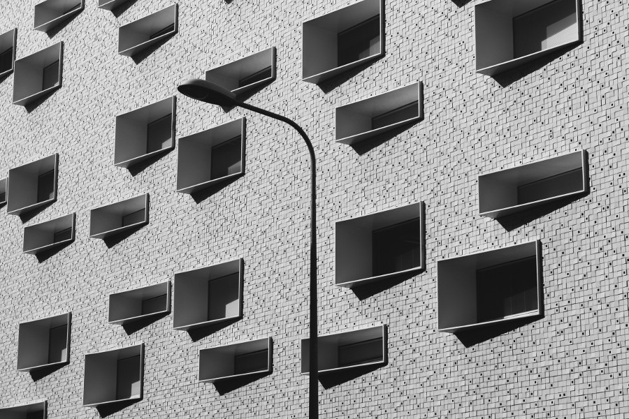 black & white urban photography