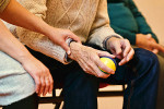 Volunteer at a senior center