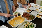 Volunteer at a food bank or soup kitchen